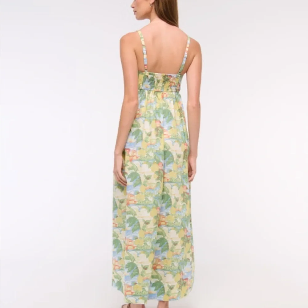 Abercrombie Sweetheart Babydoll Maxi Dress Medium Petite